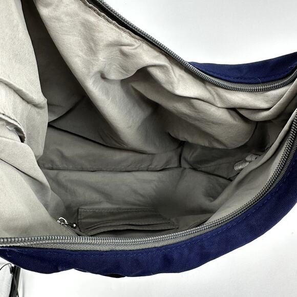 Baggallini All Around Hobo Crossbody Bag Zip Adjustable Pockets Blue One Size - Picture 5 of 7